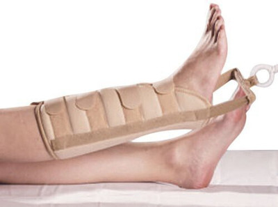 A1CARE Leg Traction Brace - Large Foot Support(Beige)