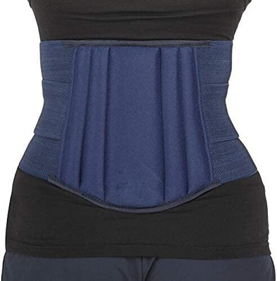 Mulkraj LSS-Lumber Sacral Support Belt back pain relief for Men & Women, Grey Support55 Back / Lumbar Support(Blue)