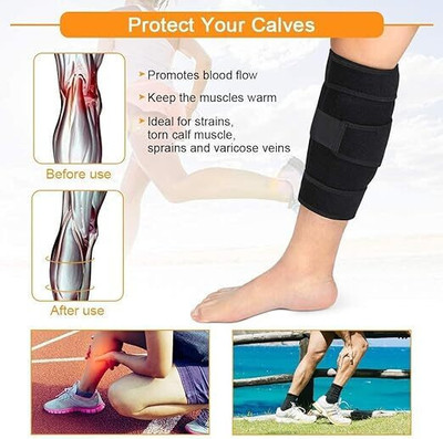 Digitalduniya Calf support for men pain relief Leg Wrap Calf Brace Compression,(1pcs) Knee Support