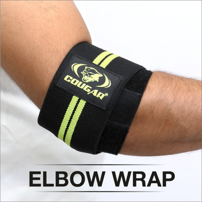 COUGAR Elbow Wrap for Gym training fitness workout (75 * 8 * 1 CM) Elbow Support