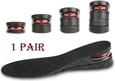 flea 4 Layers Height Increasing Shoes Insoles - For Men And Women - 1 Pair Insole