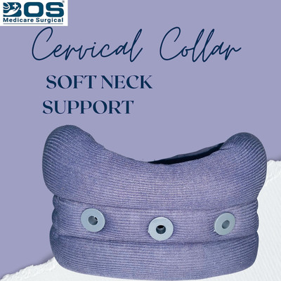BOS MEDICARE Cervical Collar Soft Neck Support Pain Relief (S) Neck Support(Beige)