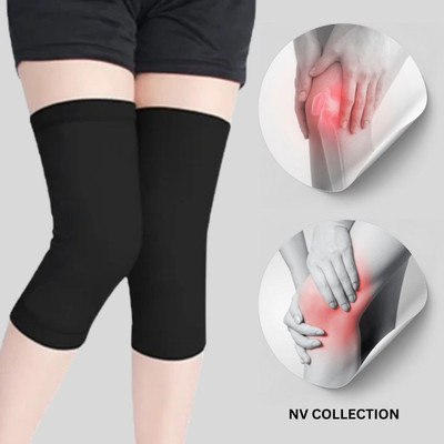idka Natural NEW_S_KNEE SUPPORT Joint Pain, Gym & Exercise SL_--77 Knee Support(Black)