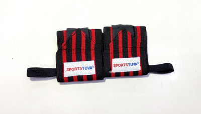 Sportsyuva Wrist Support Band with Thumb Loops for Men & Women Wrist Support(Black)