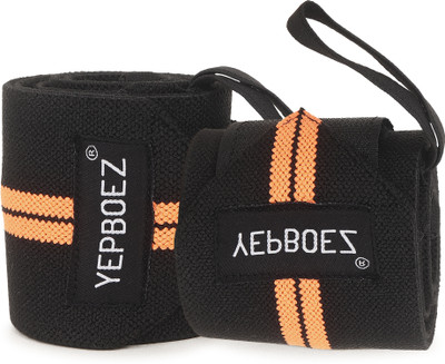 YEPBOEZ Wrist Wrap Band, Wrist Strap For Gym and Fitness Wrist Support(Orange)