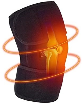 SWISS WONDER Electrically Heated Knee Support Pad Knee Support(Black)