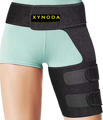 XYNODA BACK & SCIATICA PAIN RELIEVER THIGH & HIP SUPPORT Supporter(Black)