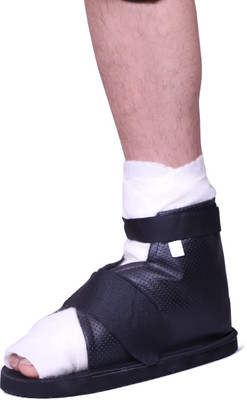 HouseOfCommon HouseOfCommon Ankle Support Plaster Shoe for Firmness & Prevents Wear & Tear Ankle Support(Black)