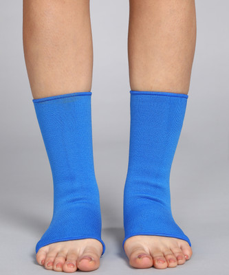 MICROSIDD Tubular 4 way stretch Ankle Support(Blue)