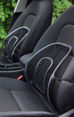Onlinch Chair Back Rest Car Seat Lumber Support Lumbar Support (Black) Back / Lumbar Support(Black)