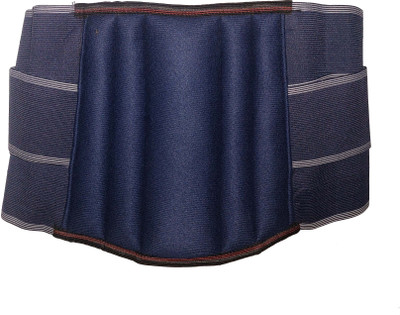 Mulkraaj LS-Lumber Sacral (LS) Waist Belt For Men/Women Lower Back Pain Relief53 Back / Lumbar Support(Blue)
