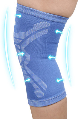 Leeford Premium Knee Cap | 4-Way Stretch, Warmth, & Stability | Prevents Injury Knee Support(Blue)