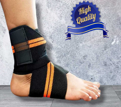 RAPIDFIT Ankle Binder For Pain Relief Ankle Support Grip Gym Brace Wrap Cap bandage Strap Ankle Support