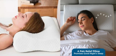 ANUSHKA ENTERPRISE Memory Foam Birds Sleeping Pillow Pack of 1(White)
