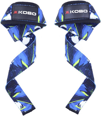KOBO Weight Lifting Straps Power Gym Support Wrist Support(Multicolor)