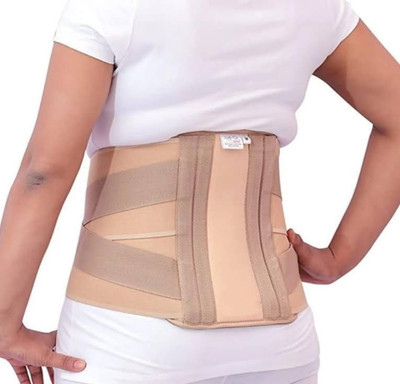 AASH ISURGICAL Lumbo Sacral (L.S Belt) Back Pain Belt (BEIGE ) XL Size Back / Lumbar Support(Beige)