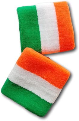 DreamPalace India Tricolor Sweat Wristband for Men & Women Wrist Support(Multicolor)