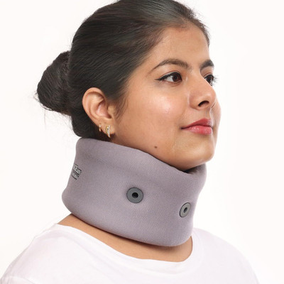 AGEasy Cervical Soft Collar with High Density Foam | For Neck Pain & Cervical Disc Neck Support(Grey)