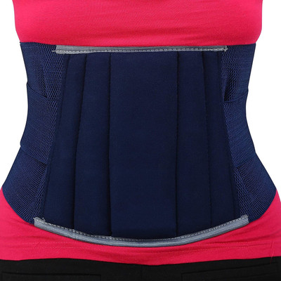 Mulkraj Ortho Lumber Sacral Support Belt back pain relief for Men & Women, BLUE54 Back / Lumbar Support