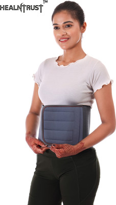 healntrust abdominal Belt after delivery post pregnancy belt for tummy reduction Back / Lumbar Support(Grey)