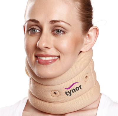 TYNOR Cervical Collar Soft with Support, Beige, Medium, 1 Unit Neck Support