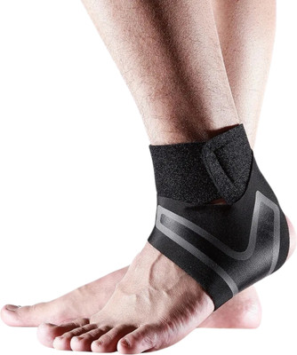 Digital Shoppy Ankle Support Brace, Black – Outdoor Fitness Sprain Protection - Left - XL Ankle Support(Black)