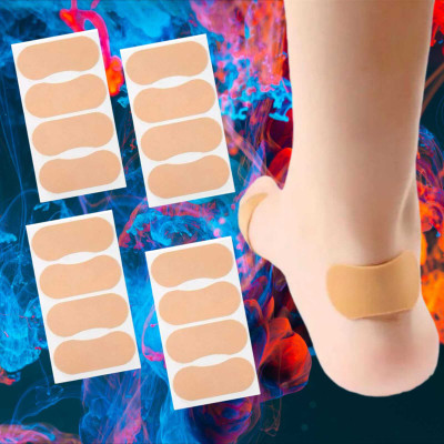 FlyTouch Soft Foot High Heel Patch Pain Relief Hydrogel Blister Silicone Foot Patches GG Heel Support(Beige)