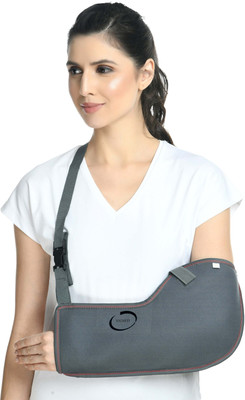 VKOSFIT Arm Sling Comfortable fit to Healing| Arm / Hand Support (Size-M) Arm Support(Grey)