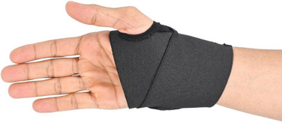 Onkaar SupportFlex: Comfortable Wrist Binder for Enhanced Stability NS-002 Wrist Support(Black)