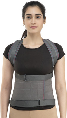 Oliver Premium Posture Corrector Taylor Brace | Dorso Lumbar Spinal Support Belt Posture Corrector(Grey)