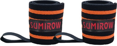 sumirow Wrist Wrap Band ,Wrist Strap For Gym and Fitness Wrist Support (Black,Orenge) Wrist Support(Orange)