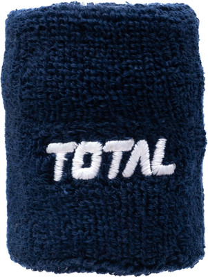 Total sports & fitness Adjustable and Breathable Cotton Unisex Sweat Wrist Band (Pack of 1) 3 Inch Wrist Support(Blue)
