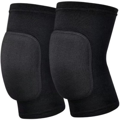 Leosportz 1-pair yoga knee pad for good cushioning Knee Support(Black)