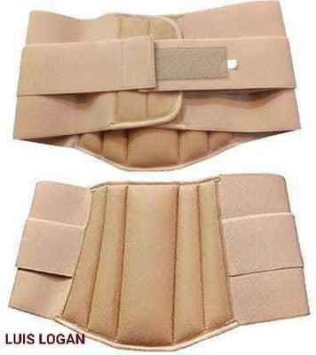LUIS LOGAN L.S Belt Lower Back Brace Support Fracture Injuries for Men and Women Beige Free Back / Lumbar Support(Beige)
