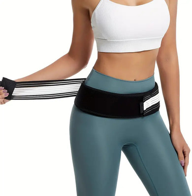 Shopeleven Pain-Relieving Neoprene Adjustable Sacroiliac SI Joint Hip Belt - Breathable Abdominal Belt