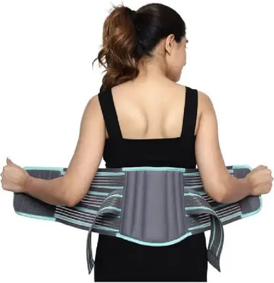 Borniva BACK SUPPORT Back / Lumbar Support(Grey)