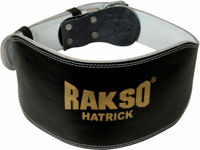 HouseOfCommon HATTRIK Gym BELT 6” Back / Lumbar Support(Black)