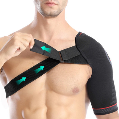 maycreate Shoulder Brace Lightweight Compression Dual Adjustable Arm Wrap Support Shoulder Support