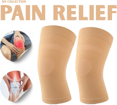 CTC CREATION Breathable Brown Knee Wrap with Comfort Fabric Knee Support(Brown)