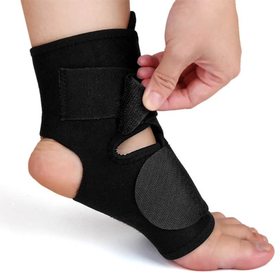 Selva Ankle Support with Wrap Around Strap Ankle Support(Black)