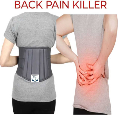 BALARKA Lumbo sacral belt for back pain relief Back / Lumbar Support(Grey)