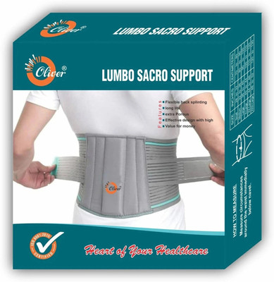 Oliver Lumbar Sacral LS Belt For Back Pain, Slip Disc, Back Injury relief, Back Support Back / Lumbar Support(Grey)