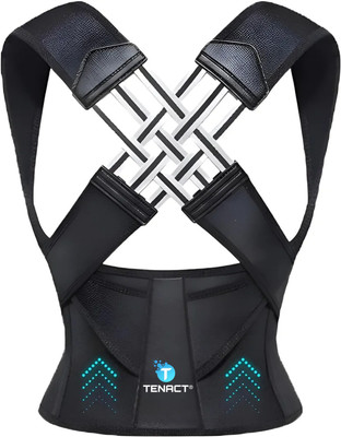 TENACT Posture Corrector Belt Pro Fix for Men & Women Straight Back pain Relief Posture Corrector(Black)