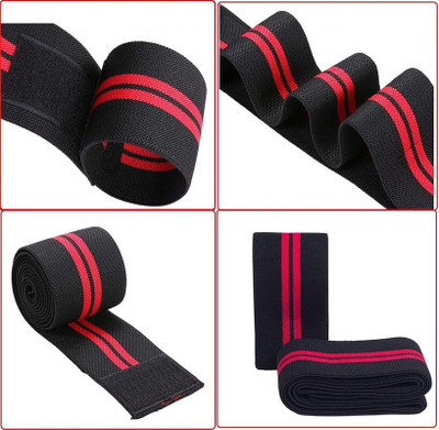 APAC Wrist Strap For Gym and Fitness Wrist Support Black & Red Wrist Support(Multicolor)