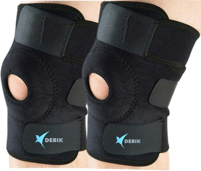 DEBIK Adjustable Compression Knee Cap open pattela Support Brace for Sports Knee Support