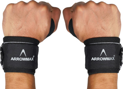 ArrowMax WRIST SUPPORT WITH THUMB LOOP GYM GLOVES FOR WORKOUT MEN WOMEN Wrist Support