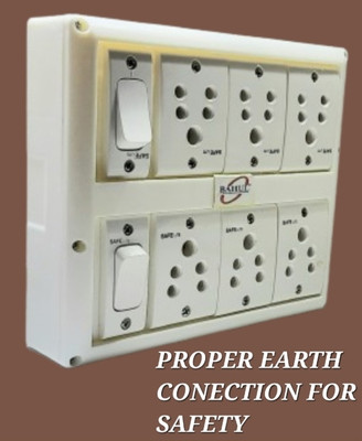 BAHUL SMALL PLUG EXTENSION 1000WATT CAPACITY EASY TO USE. 6  Socket Extension Boards(White, 4 m)