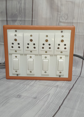Exboma extesion bord 4shocket 4  Socket Extension Boards(Brown, 4 m)