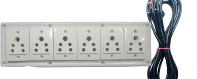 BAHUL 6 ISI SOCKET EXTENSION BOARD 4 METER 6  Socket Extension Boards(White, 4 m)