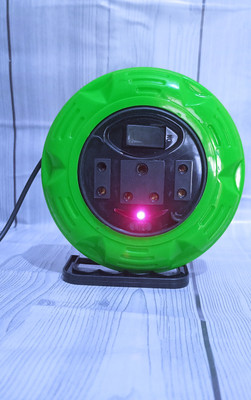 cromium o model 3shoket 1indicetor extesion board 3  Socket Extension Boards(Green, 3.5 m)